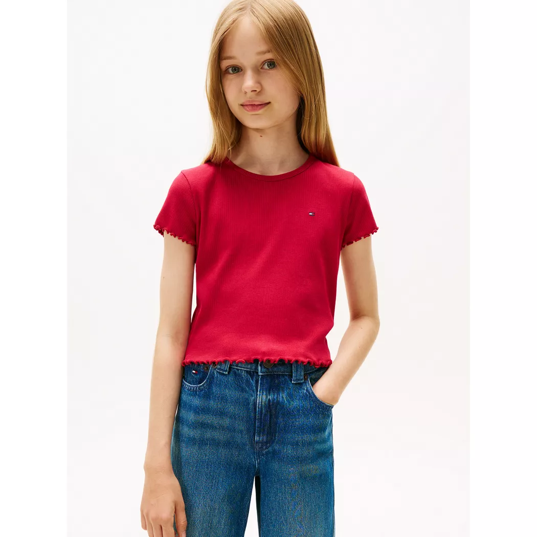 Tommy Hilfiger - T-Shirt, kurzarm, 14A, Rot