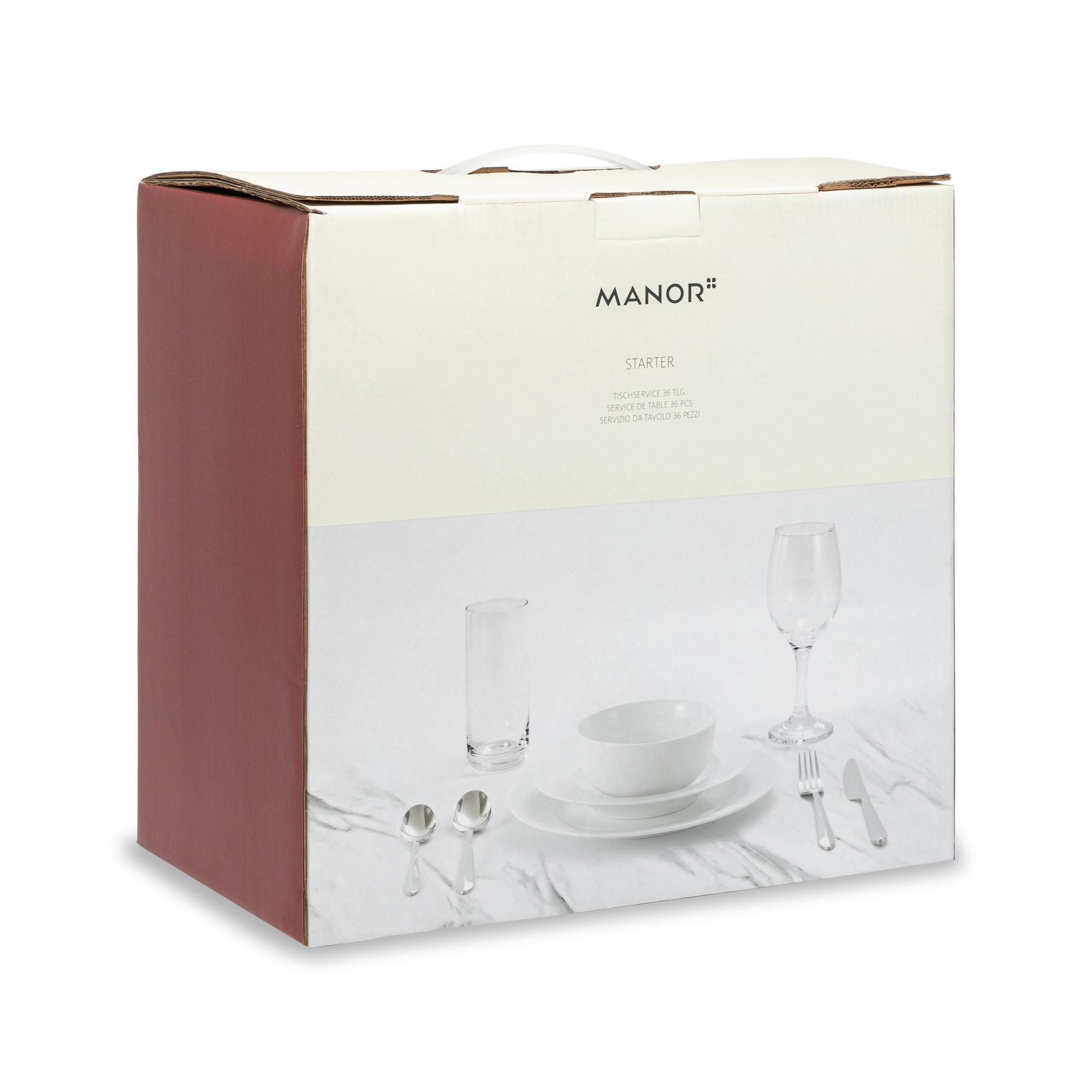 Manor Tischservice, 36-teilig Starter 