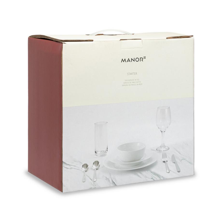 Manor Tischservice, 36-teilig Starter 