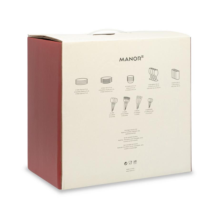 Manor Tischservice, 36-teilig Starter 