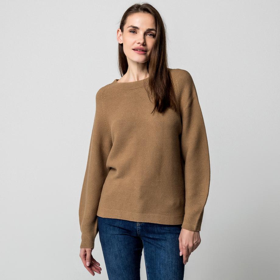 Manor Woman Pull en maille côtelée  