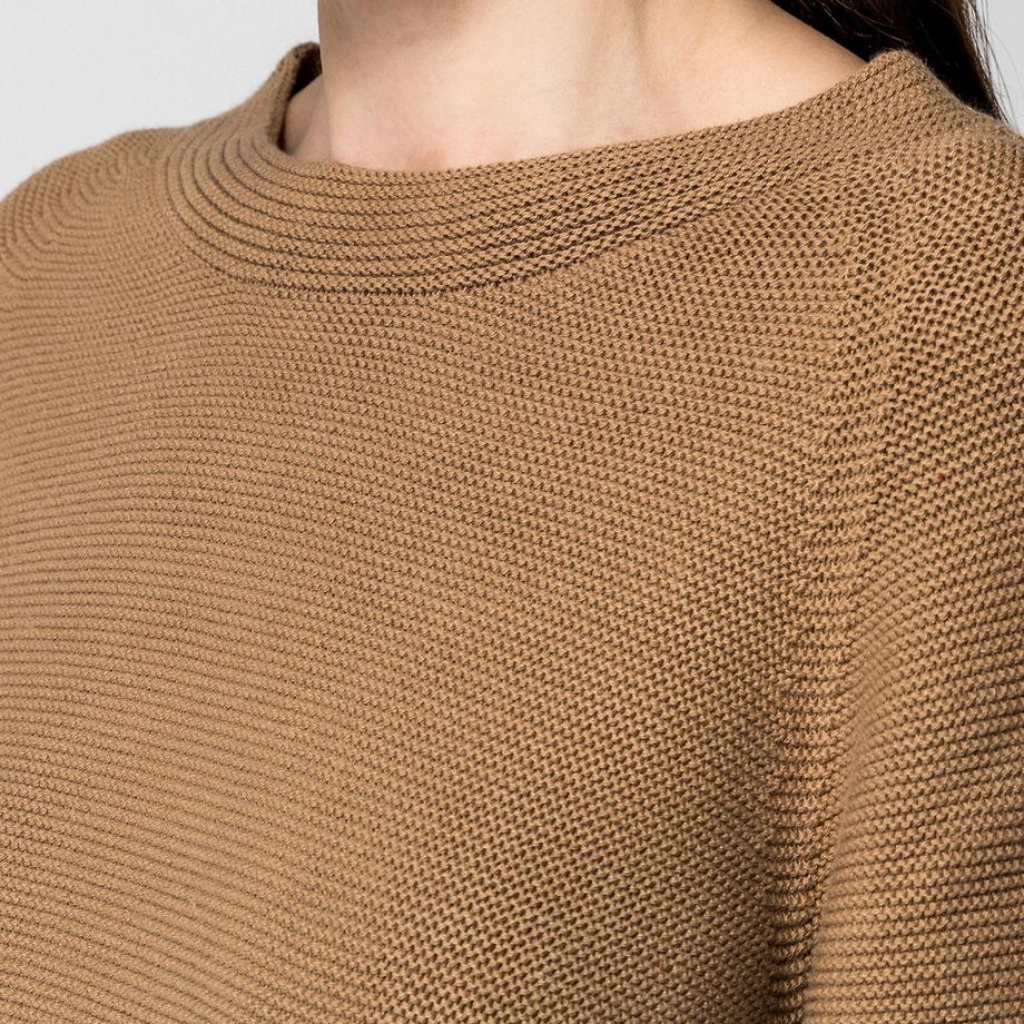 Manor Woman Pull en maille côtelée  