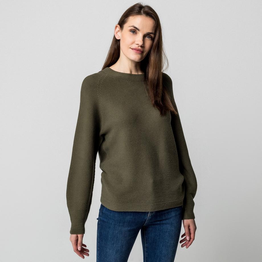 Manor Woman Pull en maille côtelée  