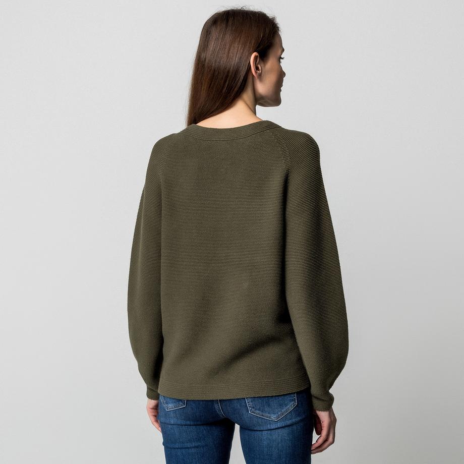 Manor Woman Pull en maille côtelée  