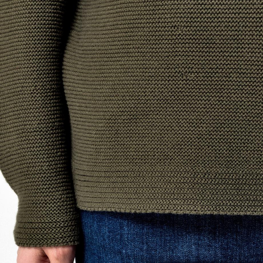 Manor Woman Pull en maille côtelée  