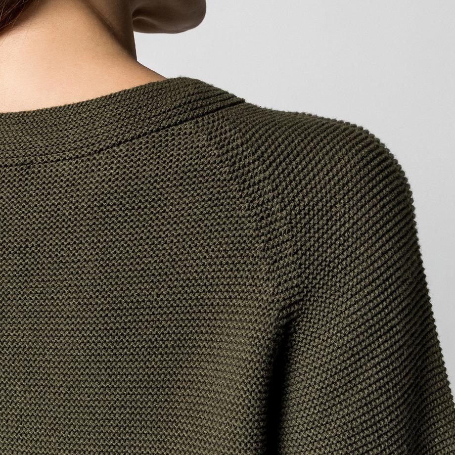 Manor Woman Pull en maille côtelée  
