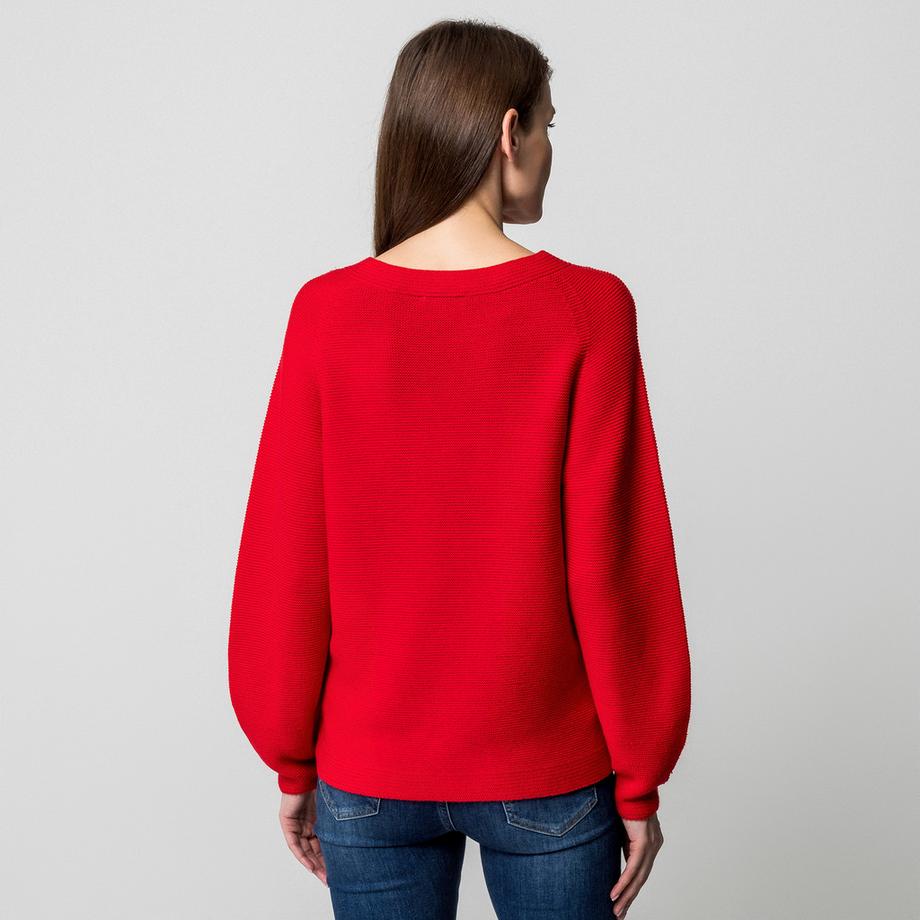 Manor Woman Pull en maille côtelée  