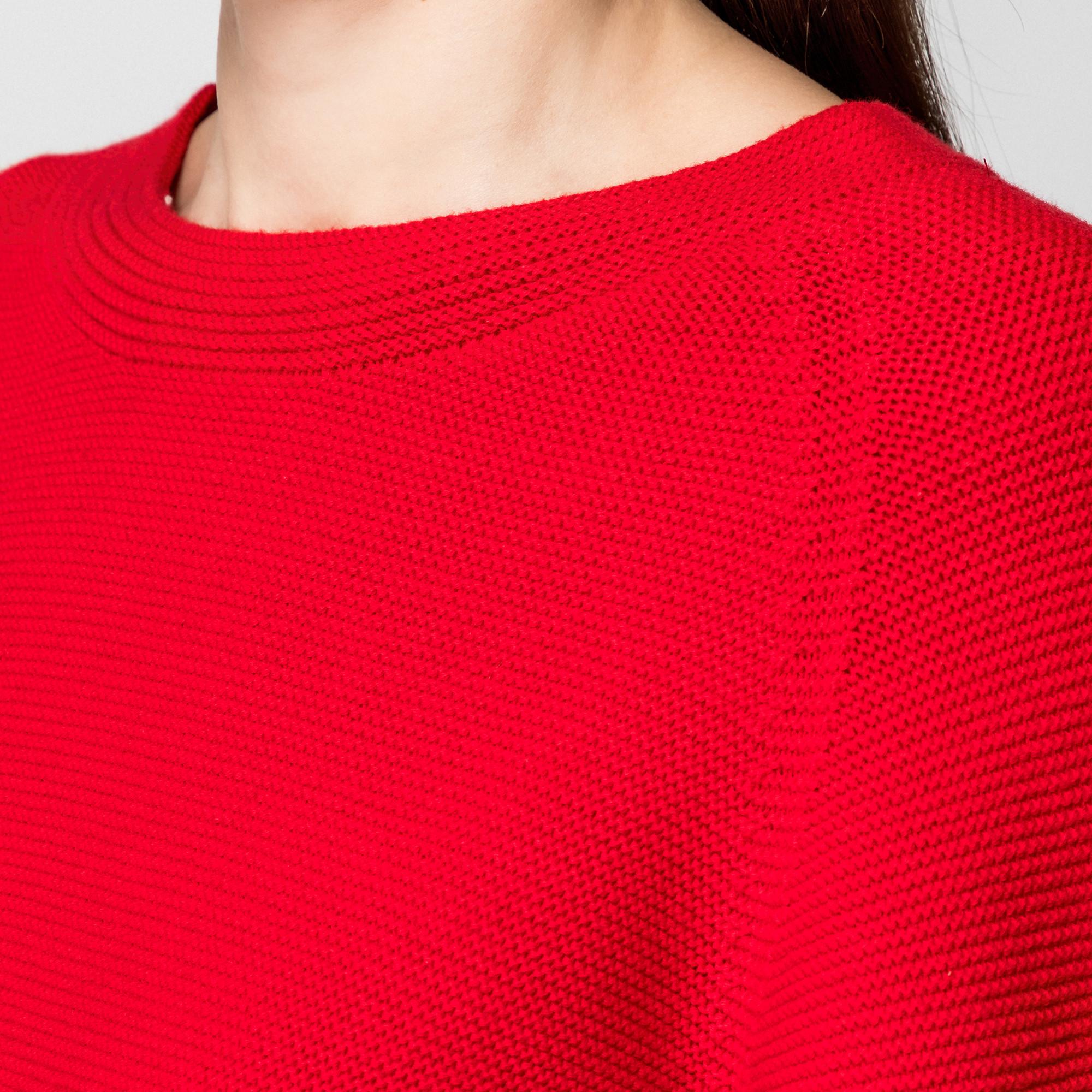 Manor Woman Pull en maille côtelée coupe décontractée  