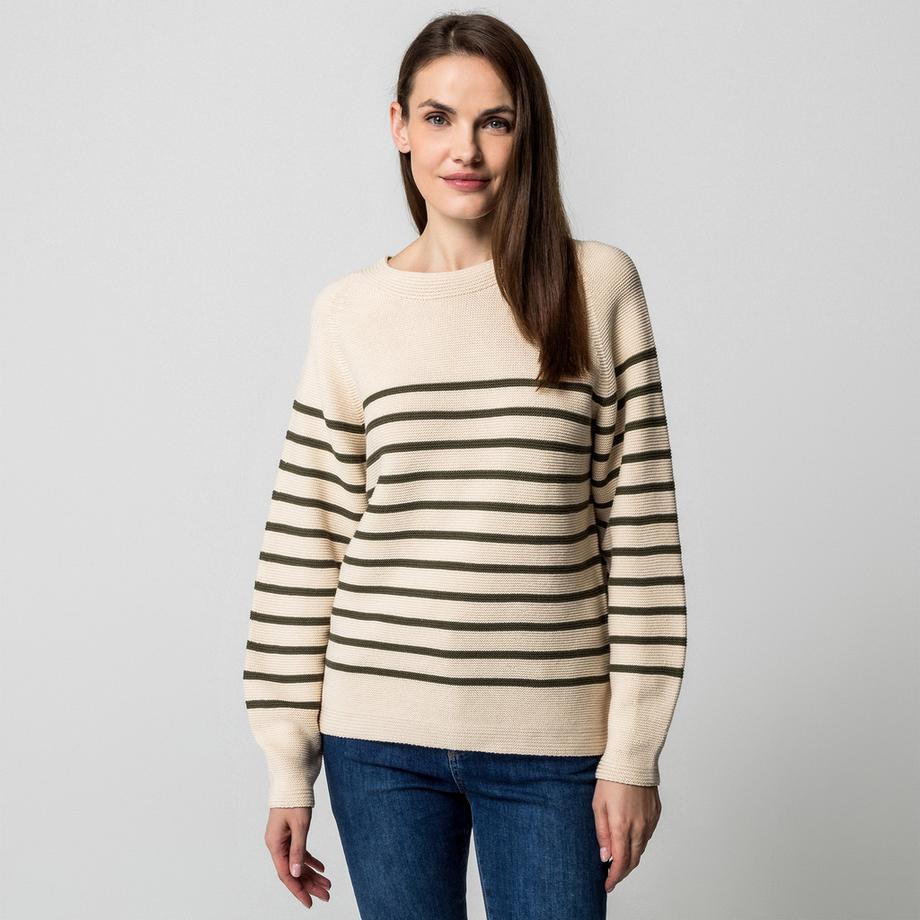 Manor Woman Pull Rayé Coupe Droite  