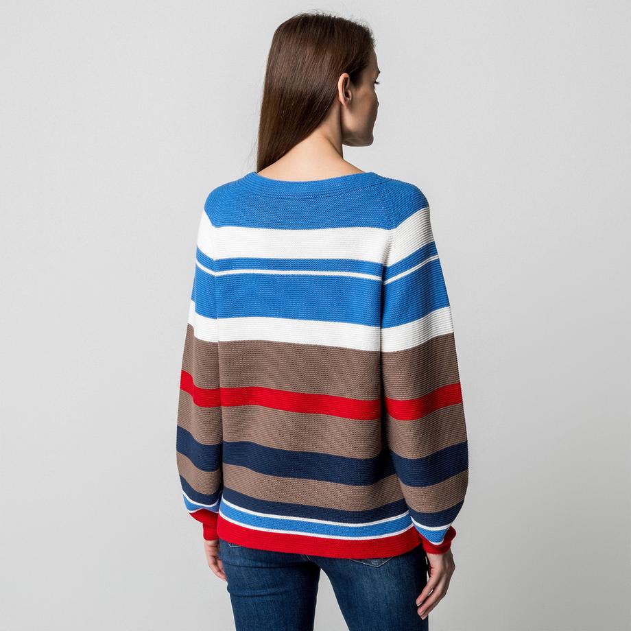 Manor Woman Pullover a Righe Vestibilità Regolare  