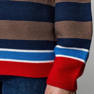 Manor Woman Pull Rayé Coupe Droite  