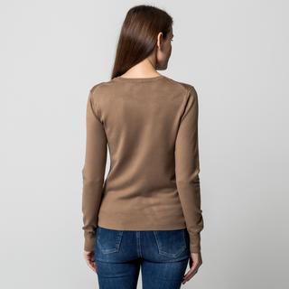 Manor Woman Pullover Girocollo Maglia Fine  