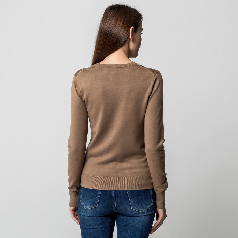 Manor Woman Pullover Girocollo Maglia Fine  
