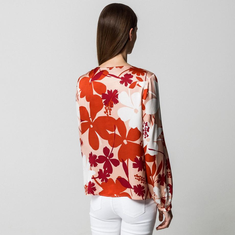 Manor Woman Camicetta Raso Floreale  