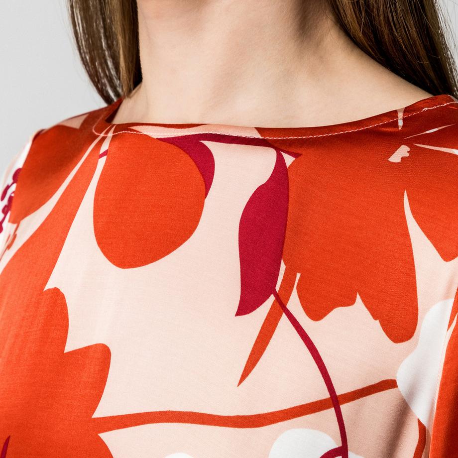 Manor Woman Abito Mini Raso Floreale Casual  