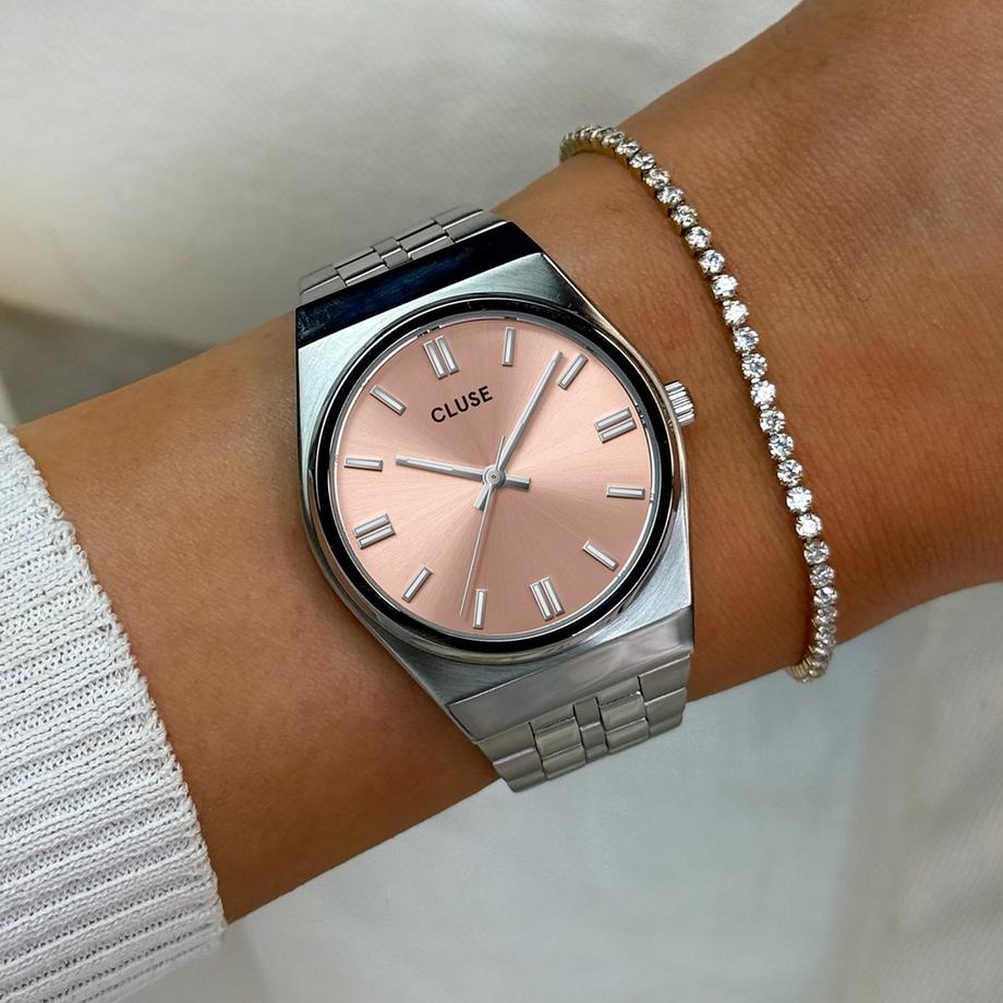 CLUSE Retro 70's Analoguhr 