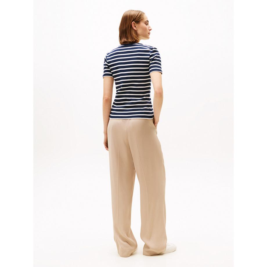 TOMMY HILFIGER T-shirt Col Rond Manches Courtes  