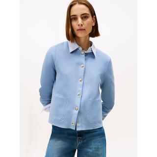 TOMMY HILFIGER Cardigan reversibile a righe con bottoni dorati  