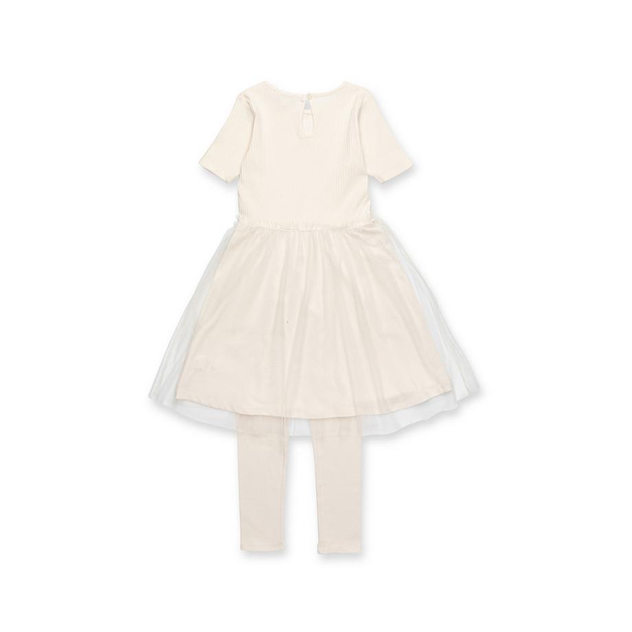 Manor Kids  Set: abito e leggings 