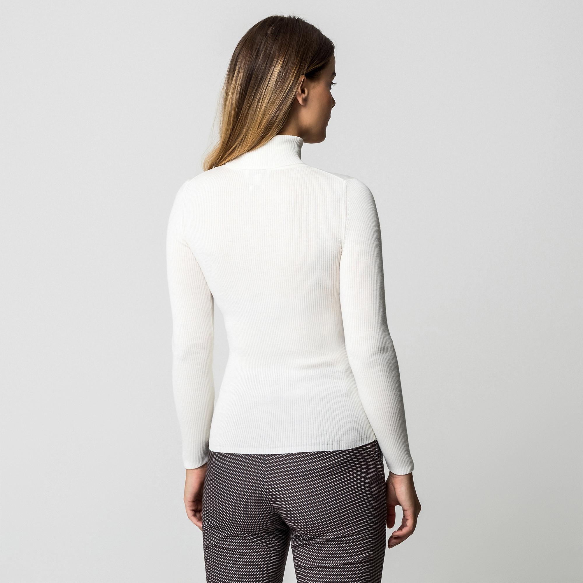 Manor Woman Maglione Dolcevita a Coste  