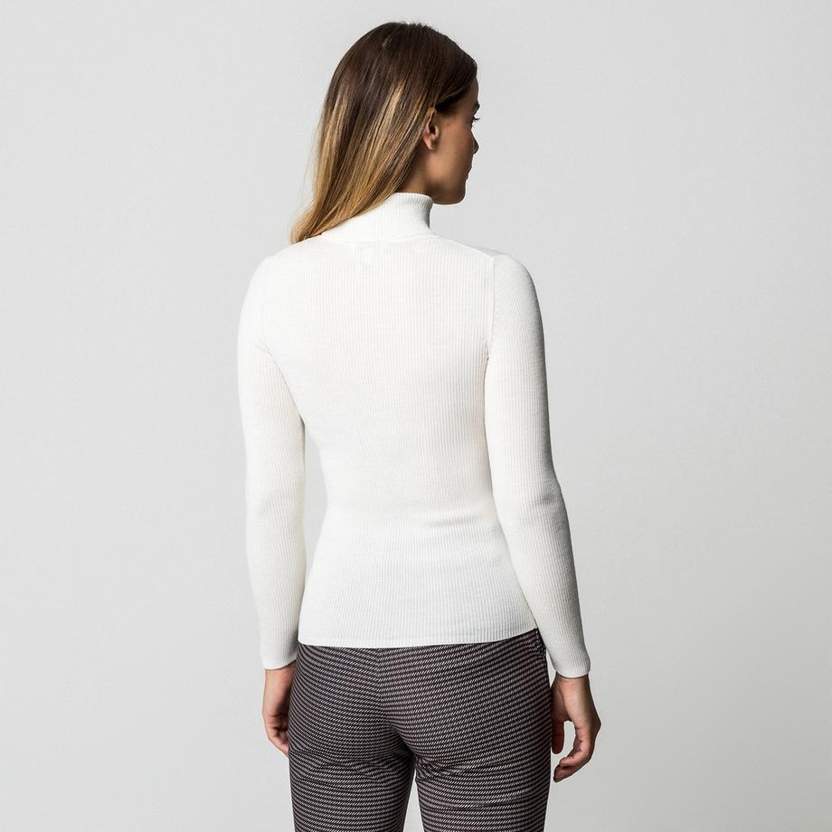 Manor Woman Pull Col Roulé Nervuré  