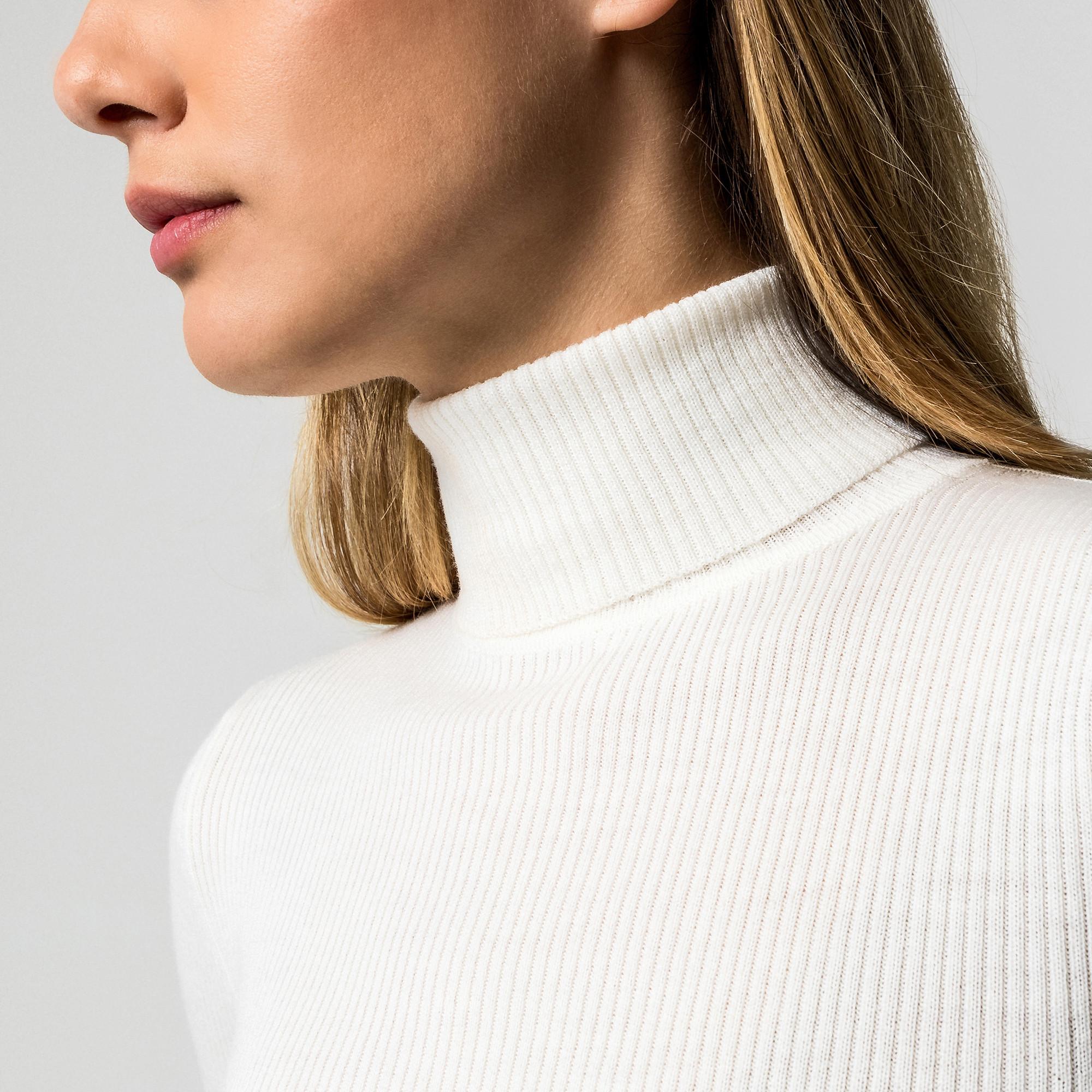 Manor Woman Maglione Dolcevita a Coste  