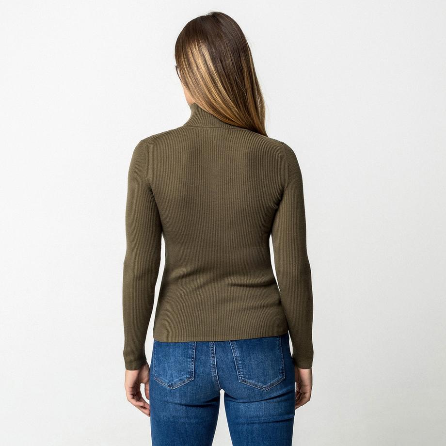 Manor Woman Maglione Dolcevita a Costine  