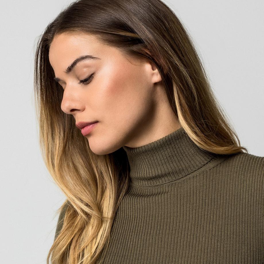 Manor Woman Maglione Dolcevita a Costine  