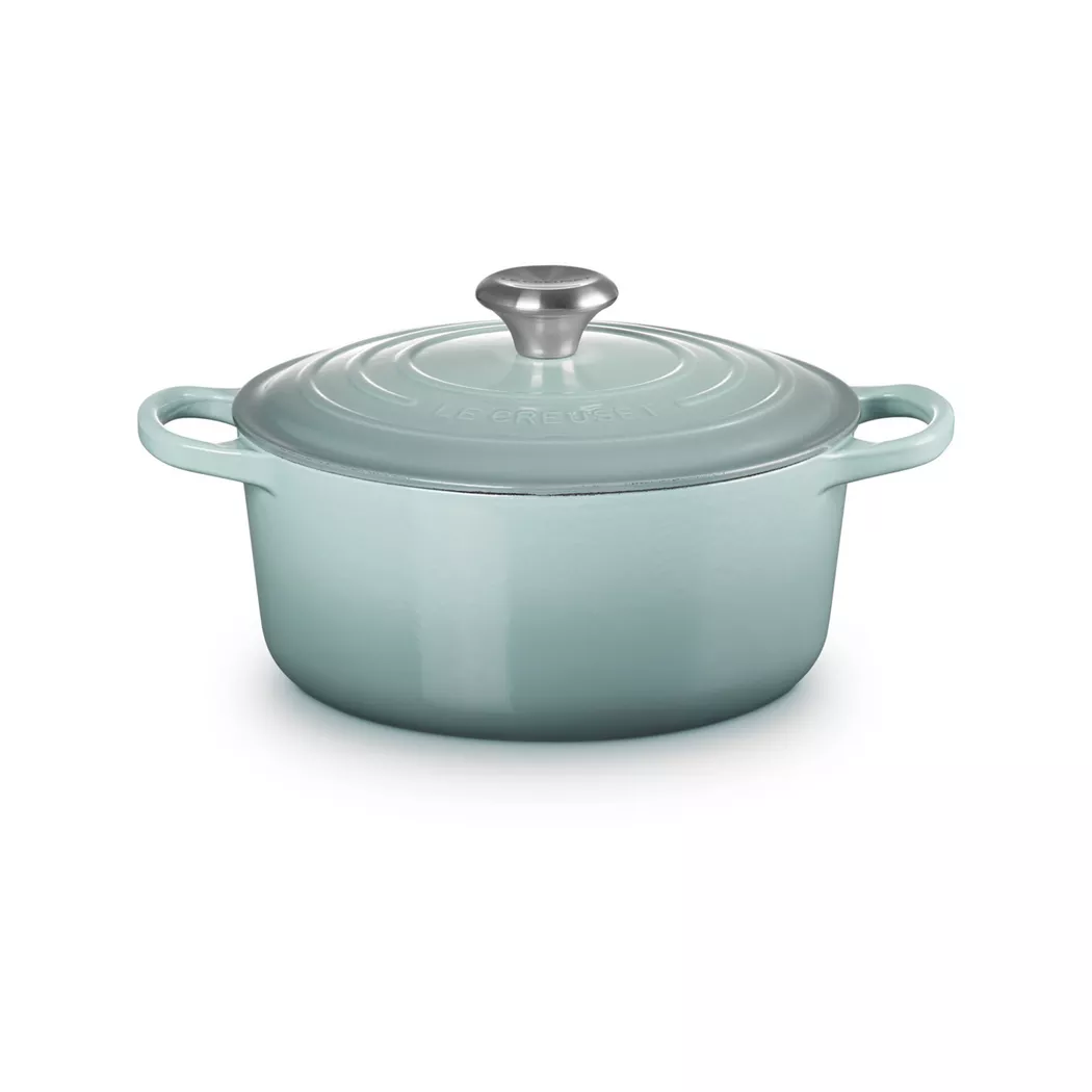 Le Creuset Signature Sea Salt Cast Iron 24cm Round Casserole