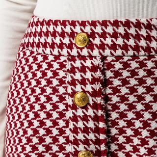 Manor Woman Jupe Midi Pied-de-poule avec Boutons  