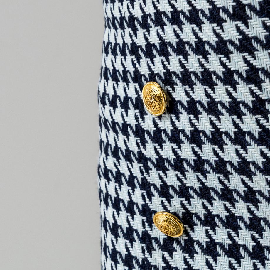 Manor Woman Jupe Midi Pied-de-Poule Effet Croisé  