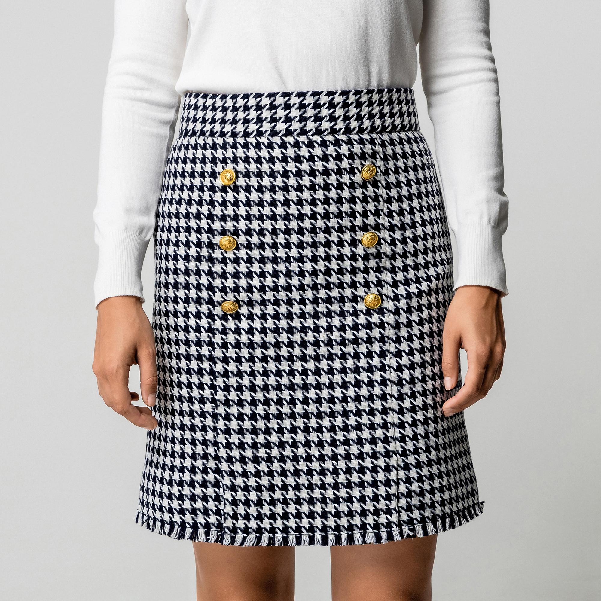 Manor Woman Midi Hahnentritt Wickelrock  