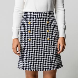 Manor Woman Midi Hahnentritt Wickelrock  