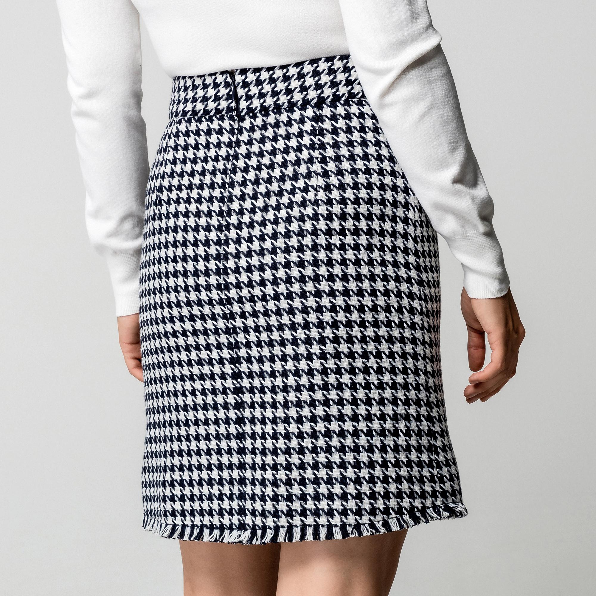 Manor Woman Midi Hahnentritt Wickelrock  