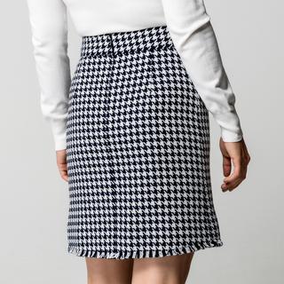 Manor Woman Midi Hahnentritt Wickelrock  