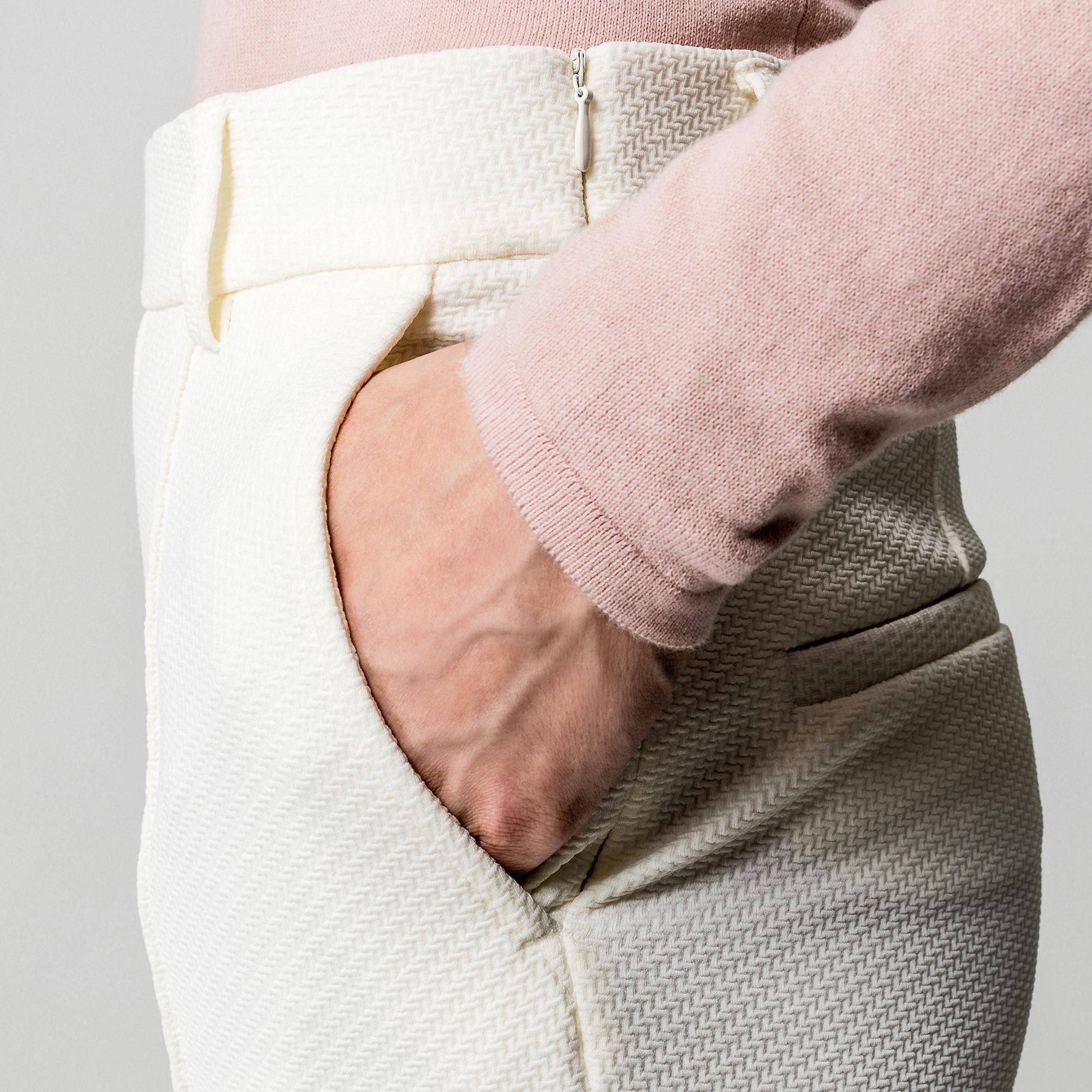 Manor Woman Tweed Hose gerades Bein  