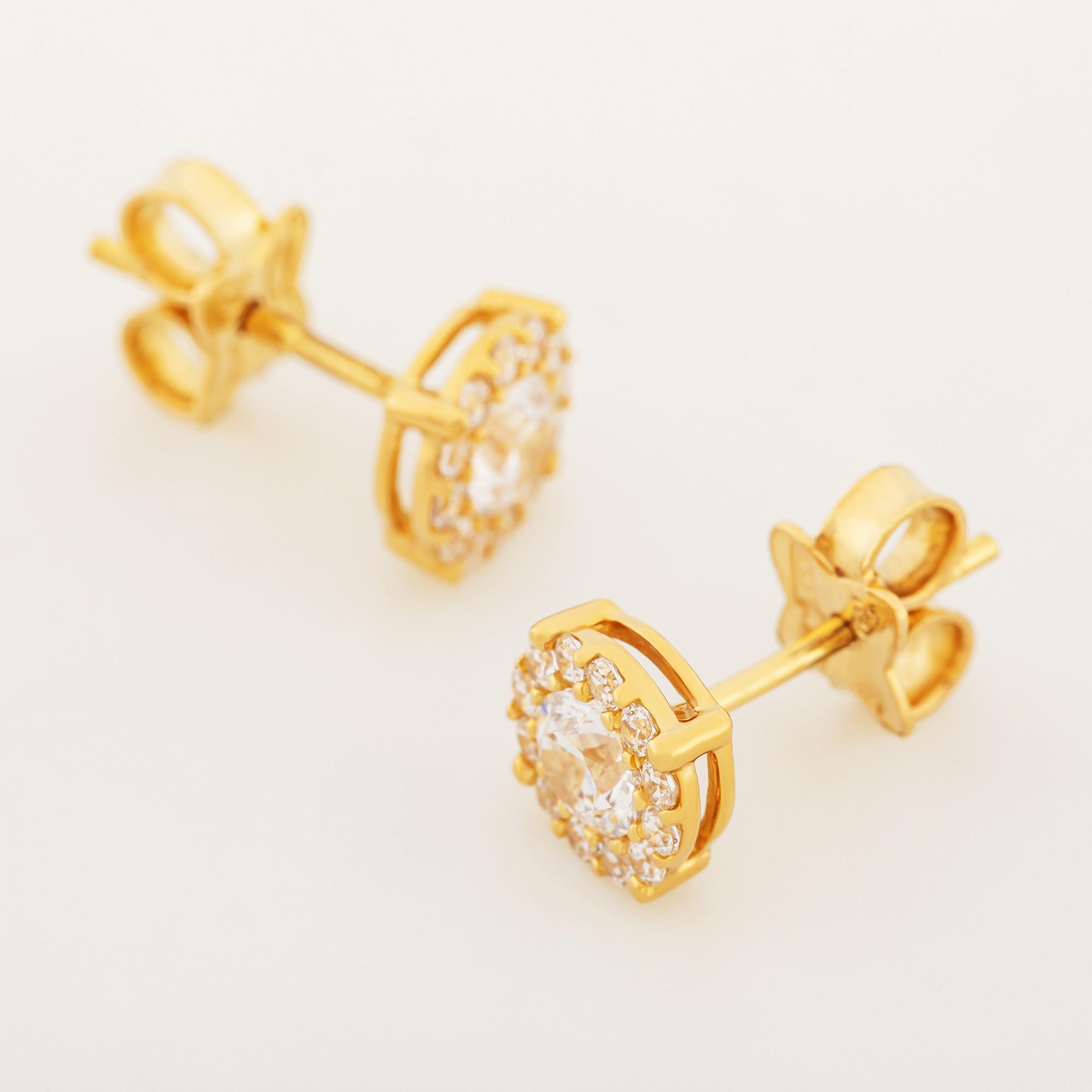 L' Atelier Gold 18 Karat by Manor  Ohrringe 