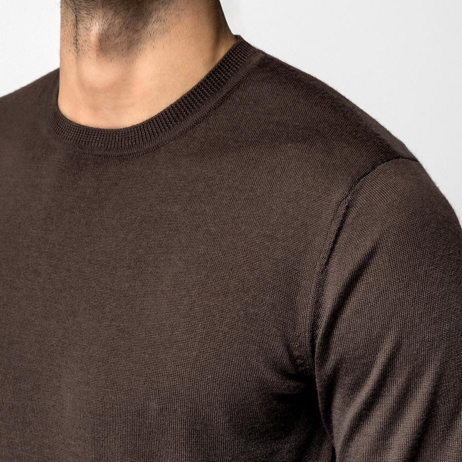 Manor Man Merino Feinstrick Pullover  