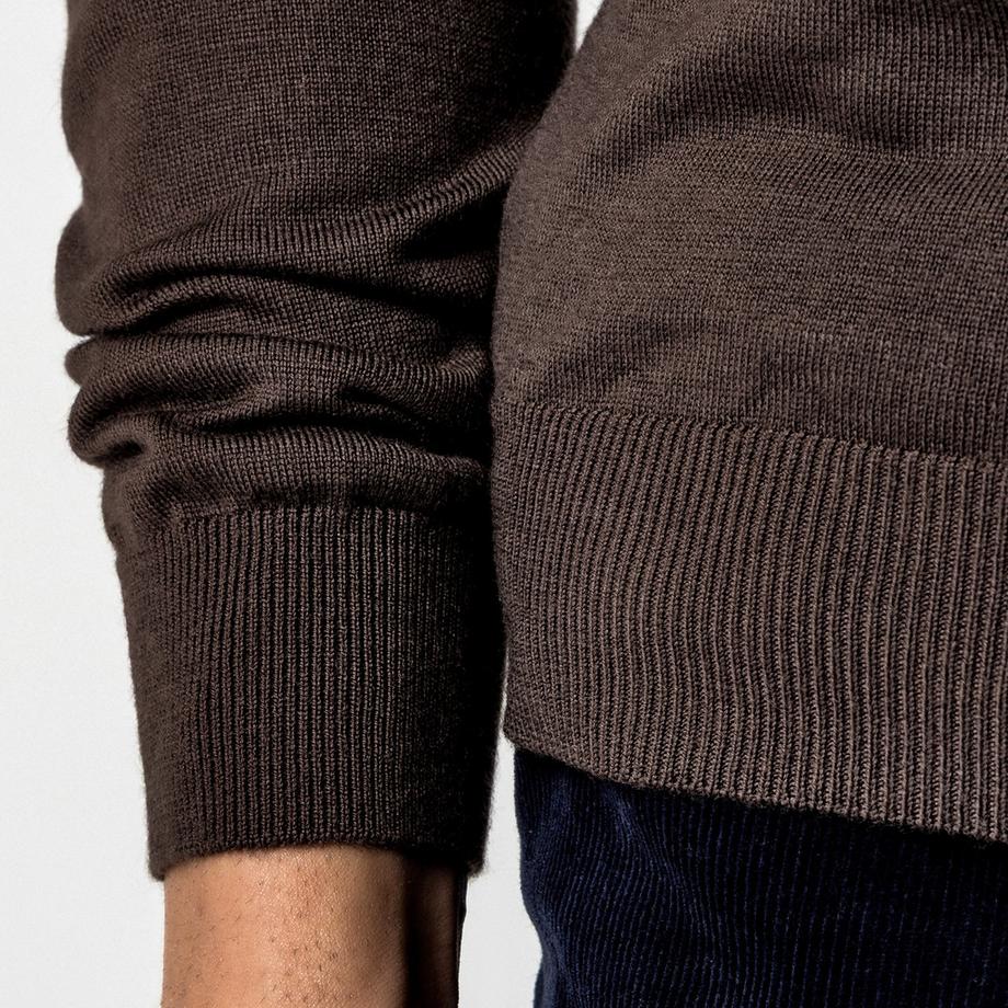 Manor Man Merino Feinstrick Pullover  