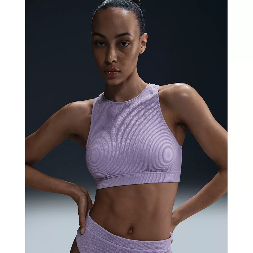 Nike - Bikini-Top, für Damen, Malvenfarben, Größe XL
