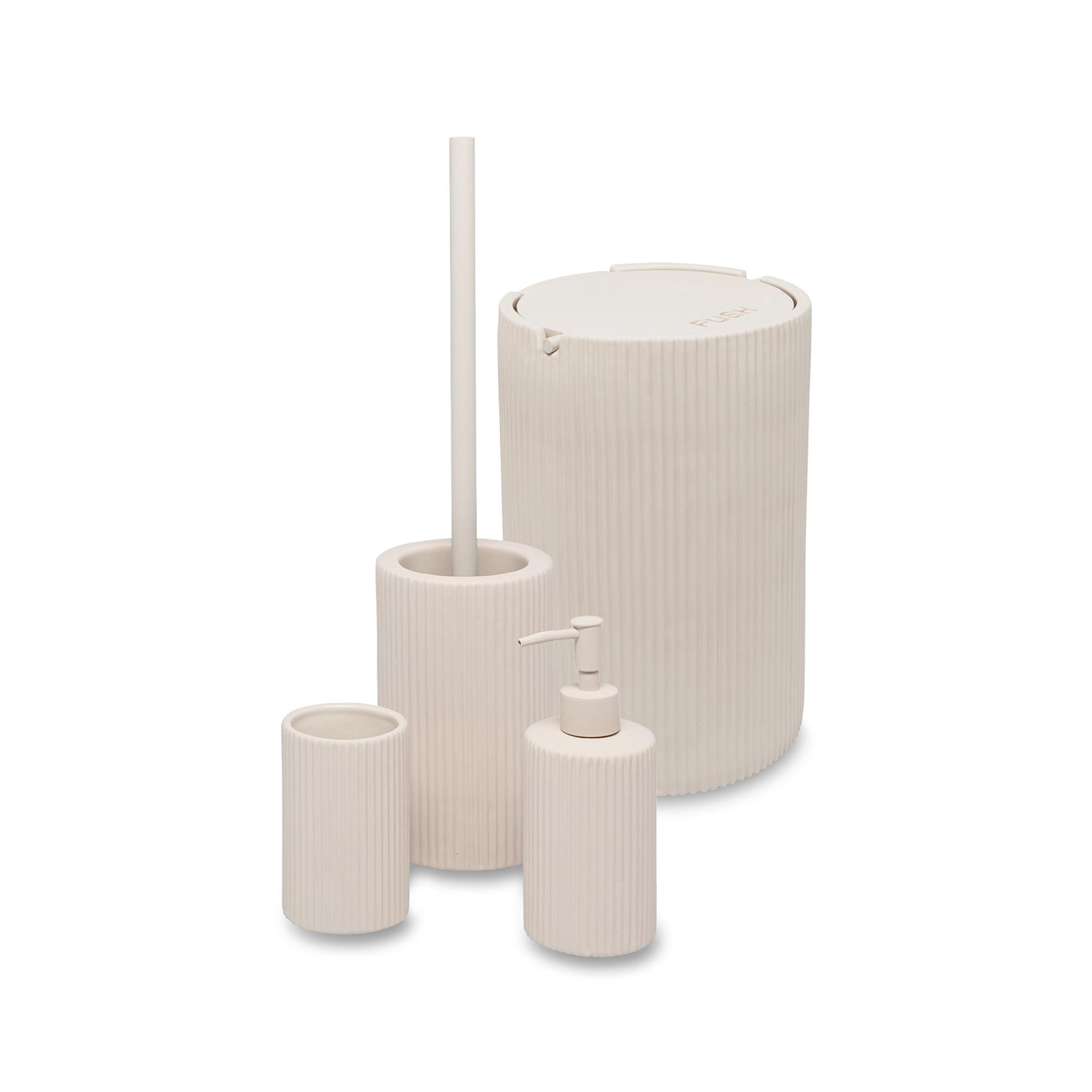 Manor Set di spazzole per la toilette Color Rilled 