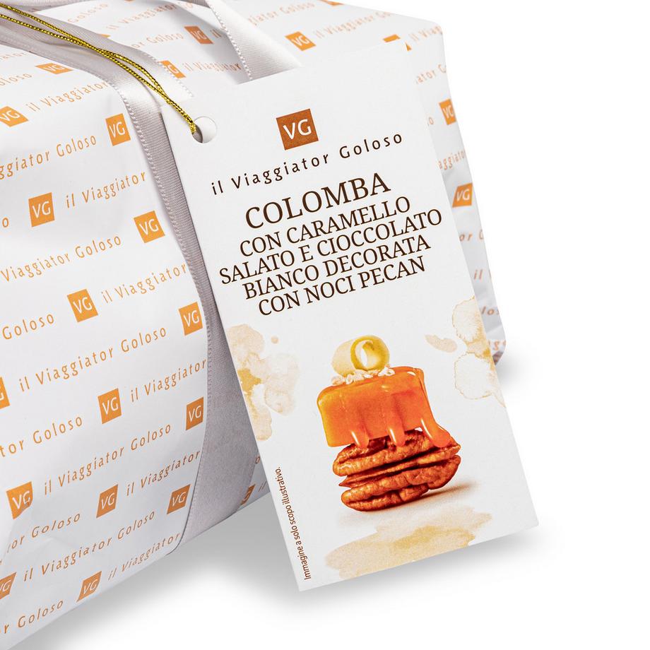 il Viaggiator Goloso EASTER Colomba con caramello salato e cioccolato bianco 
