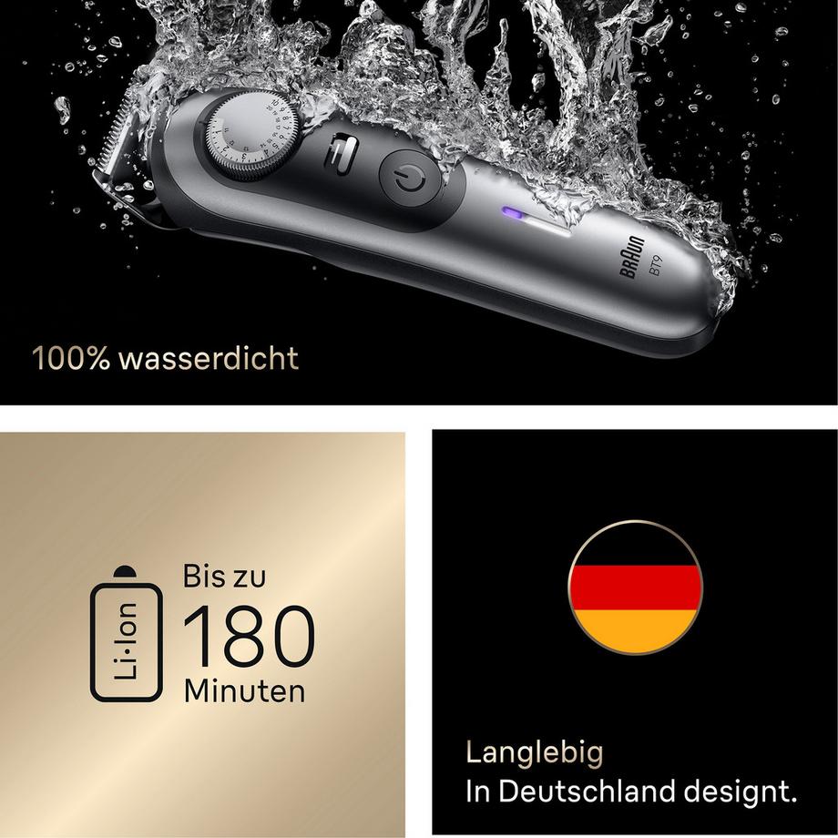 BRAUN Tondeuse à barbe Series 9 Beard Trimmer BT9520 