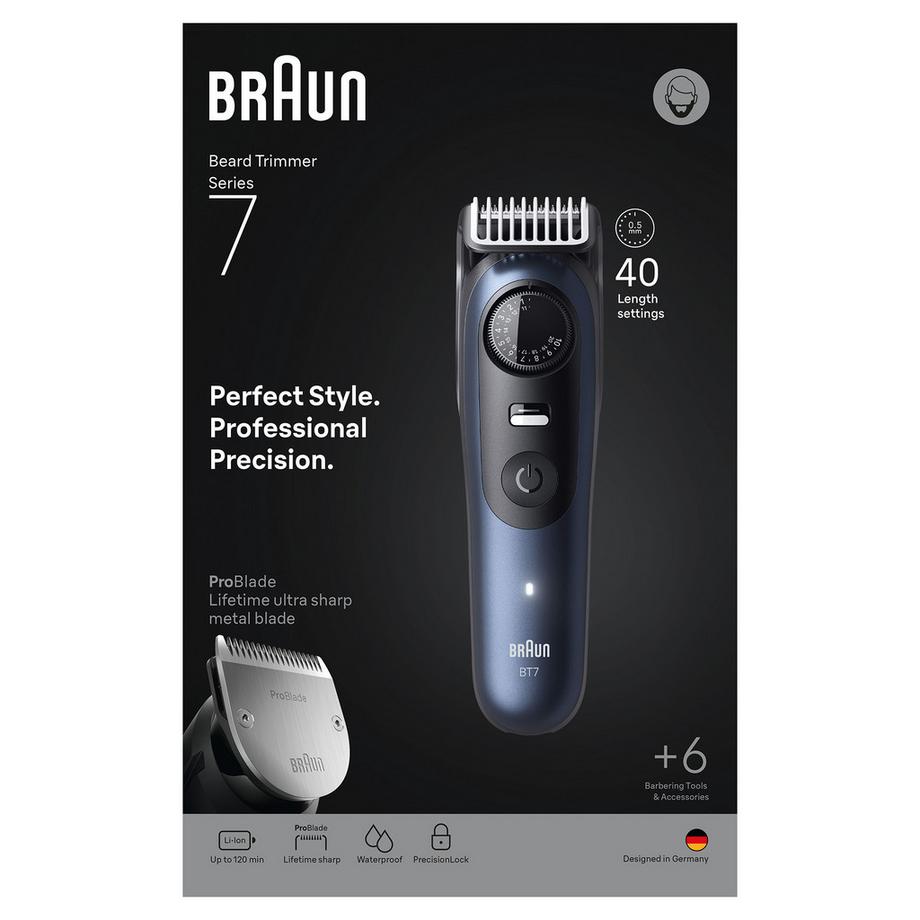 BRAUN Bartschneider Series 7 Beard Trimmer BT7520 