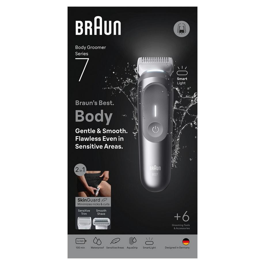 BRAUN Bodygroom Series 7 Body Groomer BG7550 