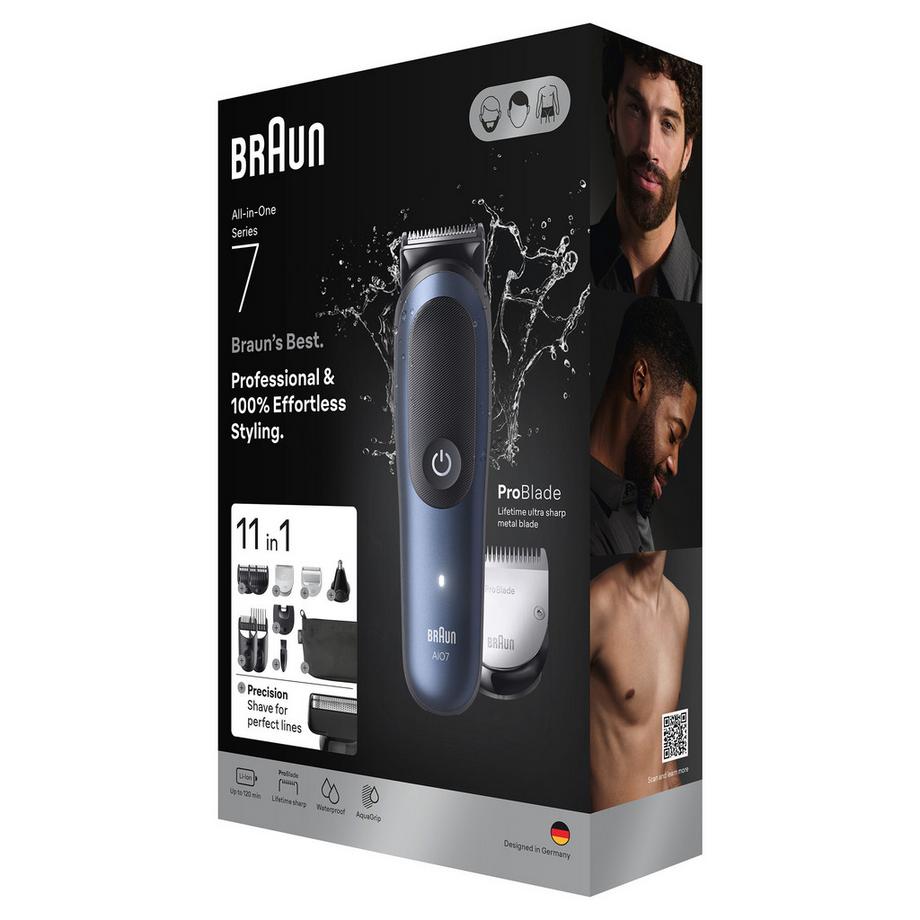 BRAUN Haar, Bart-& Body Trimmer Series 7 All-In-One Style Kit AIO7540 
