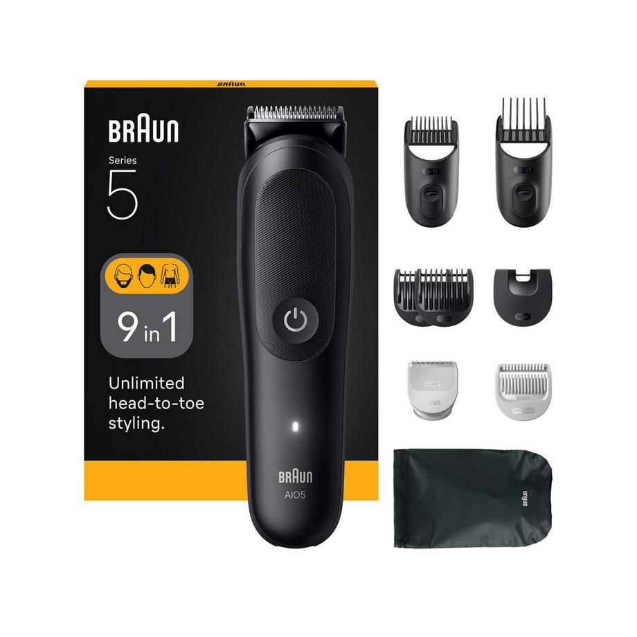 BRAUN Tondeuse cheveux, barbe-& Body Series 5 All-In-One Style Kit AIO5540 