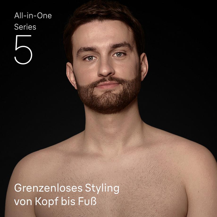 BRAUN Tondeuse cheveux, barbe-& Body Series 5 All-In-One Style Kit AIO5540 