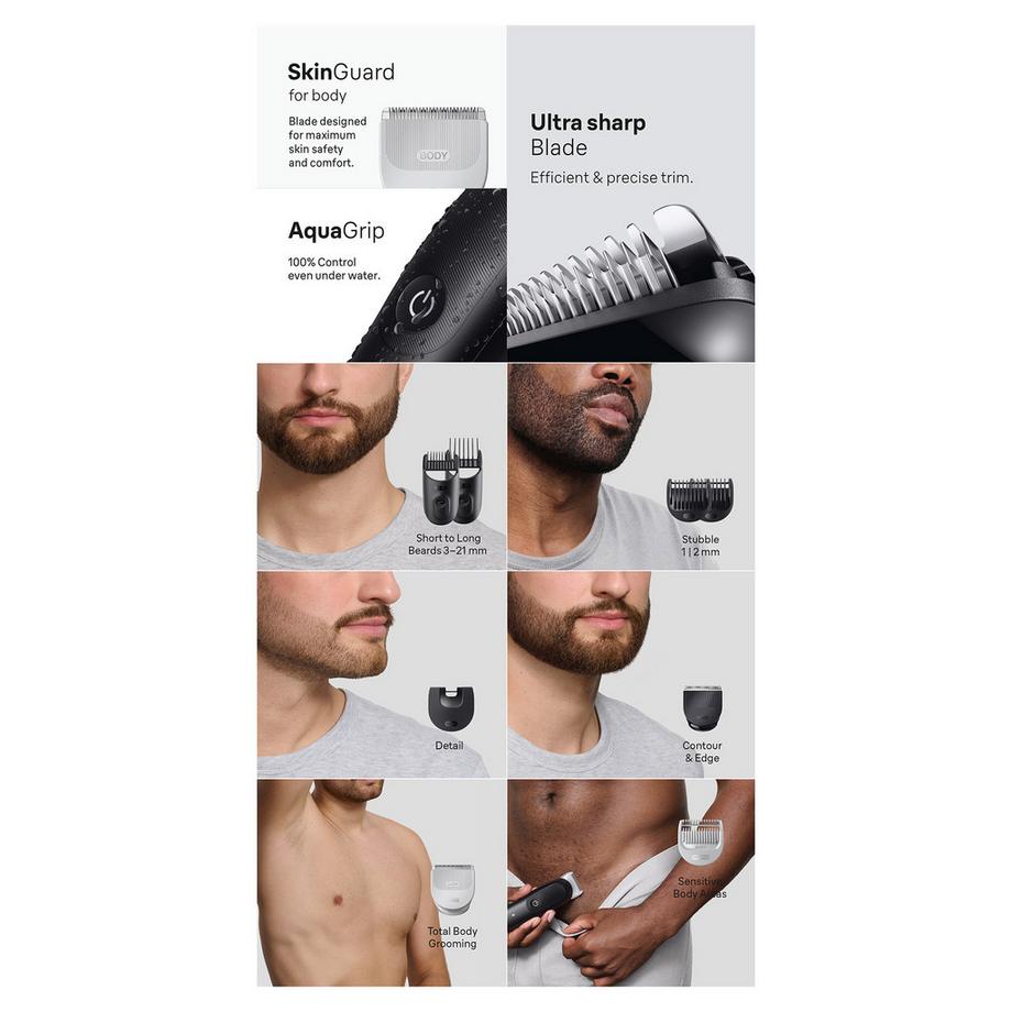 BRAUN Tondeuse cheveux, barbe-& Body Series 5 All-In-One Style Kit AIO5540 