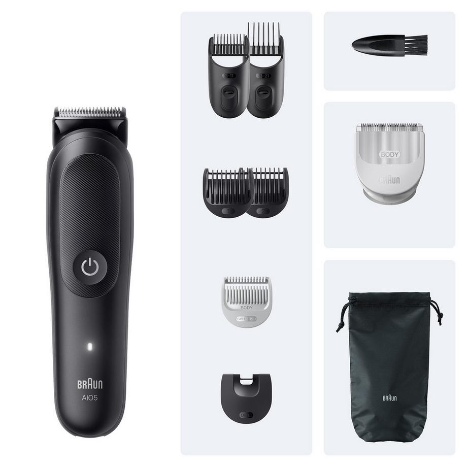 BRAUN Tondeuse cheveux, barbe-& Body Series 5 All-In-One Style Kit AIO5540 